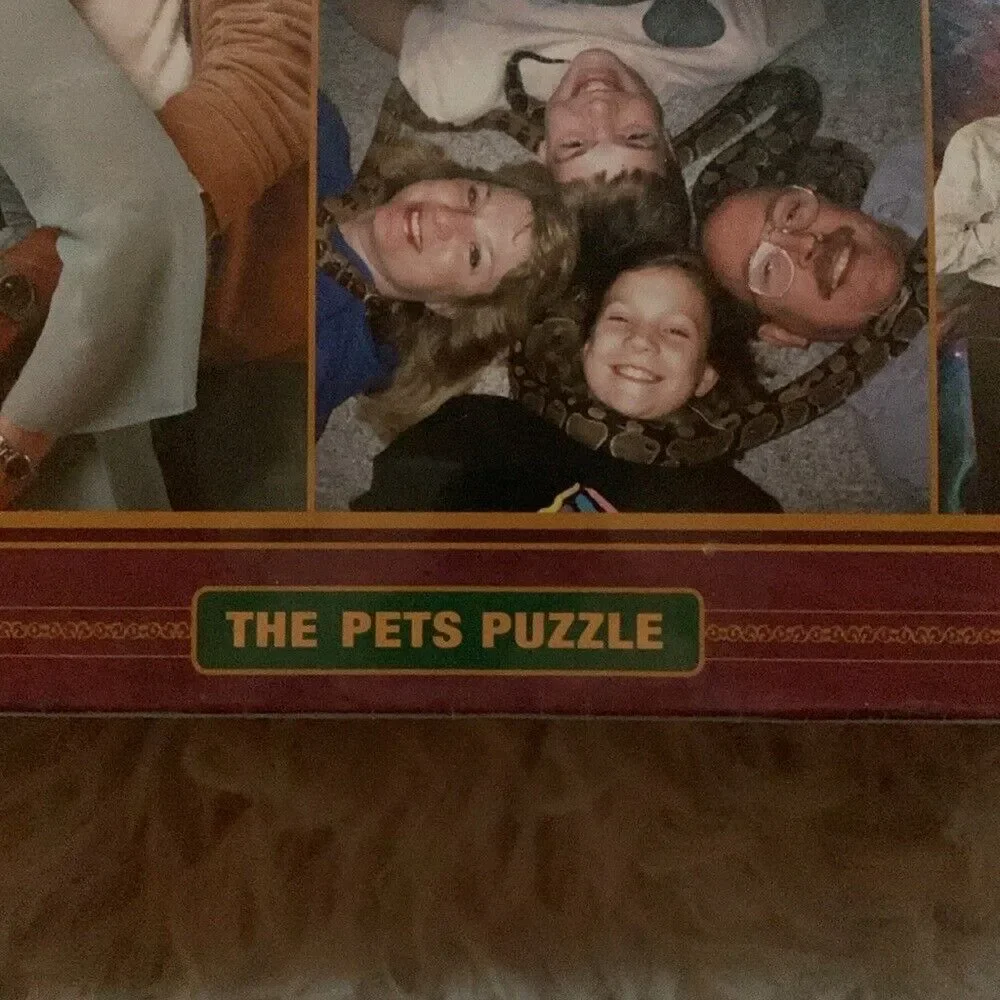 Unopened puzzle Awkward‎ Family Photos The Pets Puzzle
